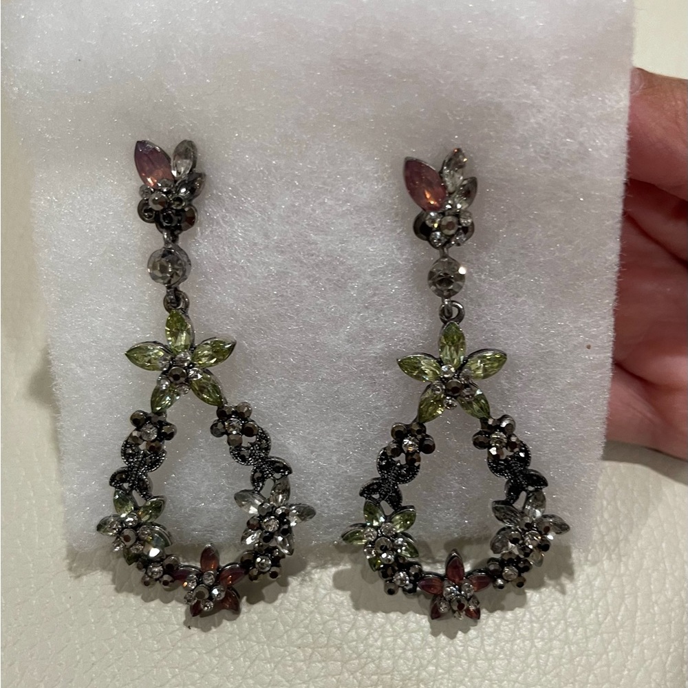 J Crew Crystal Earrings 💎